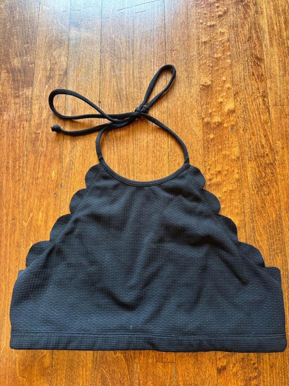 Marysia Black Halter Swim Top. Size M.